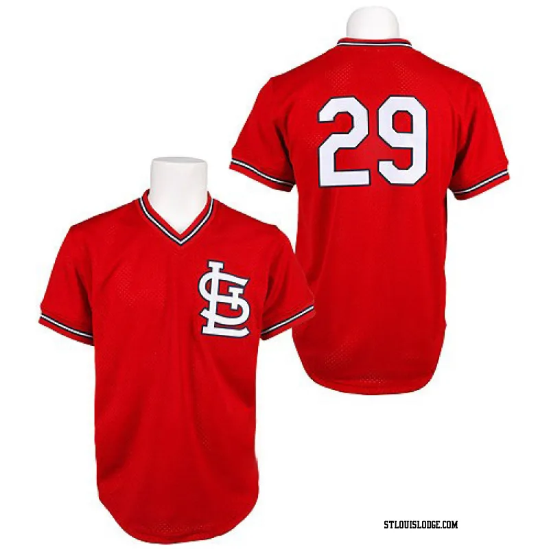 Men's St. Louis Cardinals Vince Coleman Replica Red Throwback Jersey