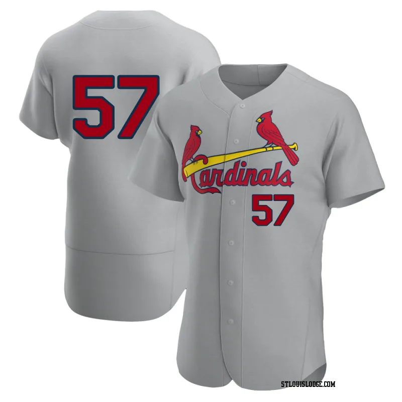 Men's St. Louis Cardinals Zack Thompson Authentic Gray Road Jersey