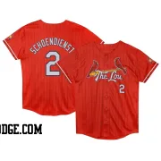 Toddler St. Louis Cardinals Red Schoendienst Limited Red Preschool 2024 City Connect Jersey