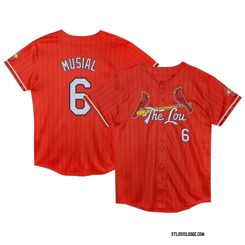 Toddler St. Louis Cardinals Stan Musial Limited Red Preschool 2024 City Connect Jersey