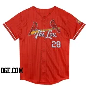 Toddler St. Louis Cardinals Vada Pinson Limited Red Preschool 2024 City Connect Jersey