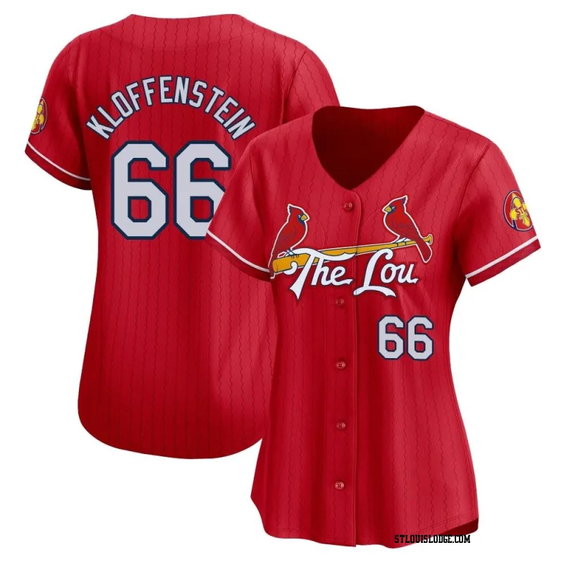 Women's St. Louis Cardinals Adam Kloffenstein Limited Red 2024 City Connect Jersey