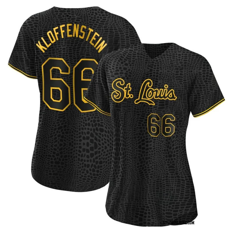 Women's St. Louis Cardinals Adam Kloffenstein Replica Black Snake Skin City Jersey