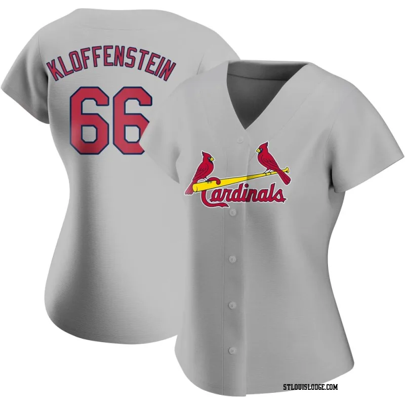 Women's St. Louis Cardinals Adam Kloffenstein Replica Gray Road Jersey