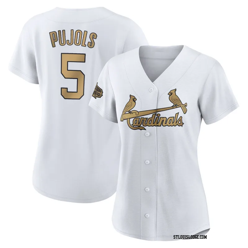 Women's St. Louis Cardinals Albert Pujols Authentic White 2022 All-Star Game Jersey