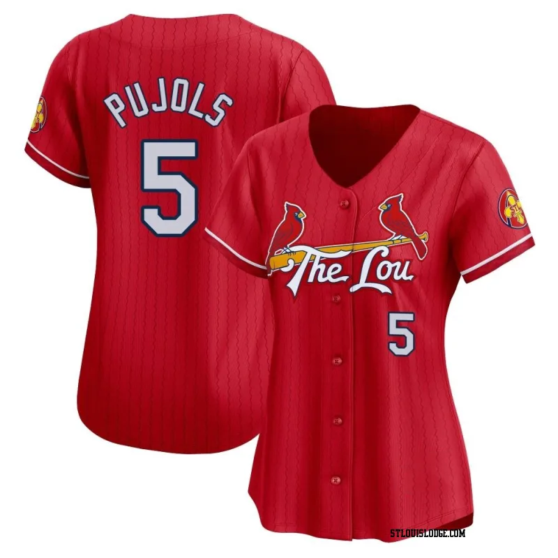 Women's St. Louis Cardinals Albert Pujols Limited Red 2024 City Connect Jersey