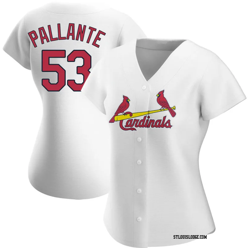 Women's St. Louis Cardinals Andre Pallante Authentic White Home Jersey