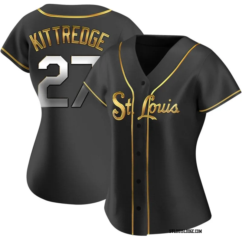 Women's St. Louis Cardinals Andrew Kittredge Replica Black Golden Alternate Jersey