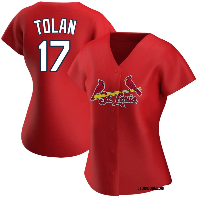 Women's St. Louis Cardinals Bobby Tolan Authentic Red Alternate Jersey