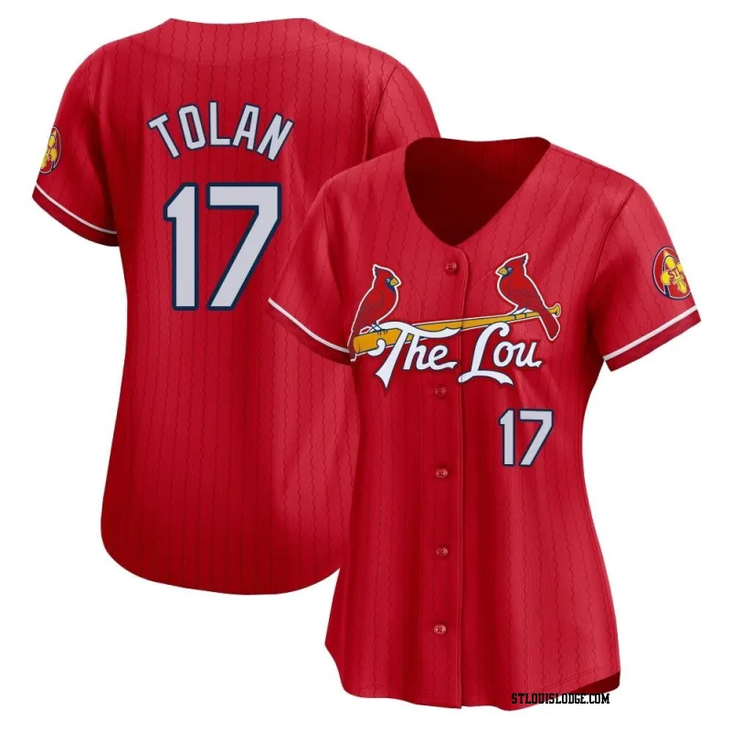 Women's St. Louis Cardinals Bobby Tolan Limited Red 2024 City Connect Jersey