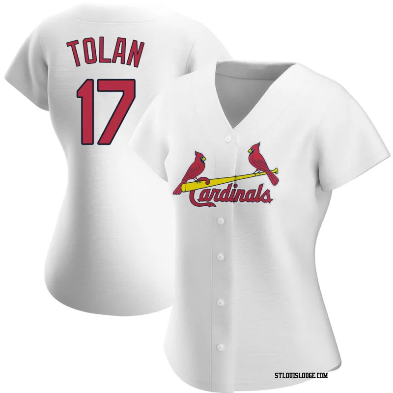 Women's St. Louis Cardinals Bobby Tolan Replica White Home Jersey