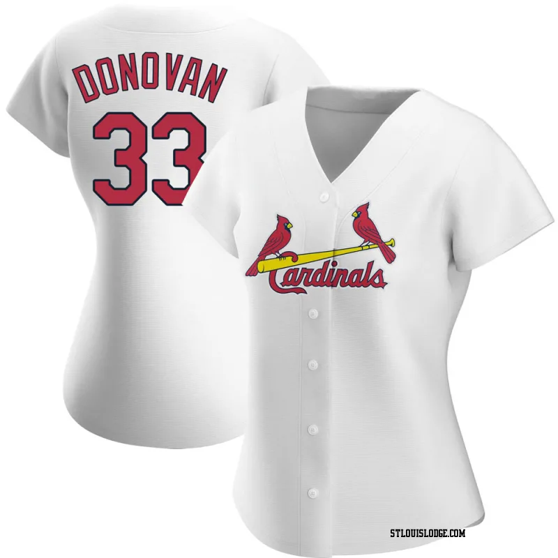 Women's St. Louis Cardinals Brendan Donovan Replica White Home Jersey