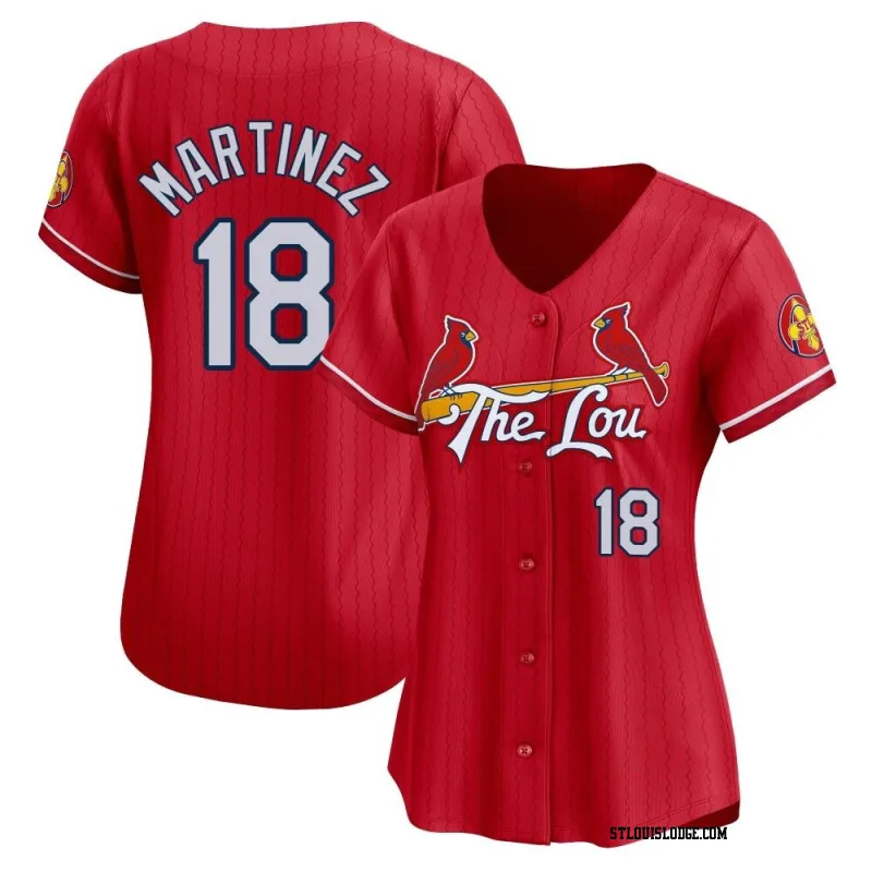 Women's St. Louis Cardinals Carlos Martinez Limited Red 2024 City Connect Jersey