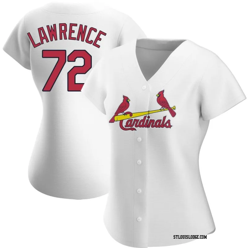 Women's St. Louis Cardinals Casey Lawrence Authentic White Home Jersey