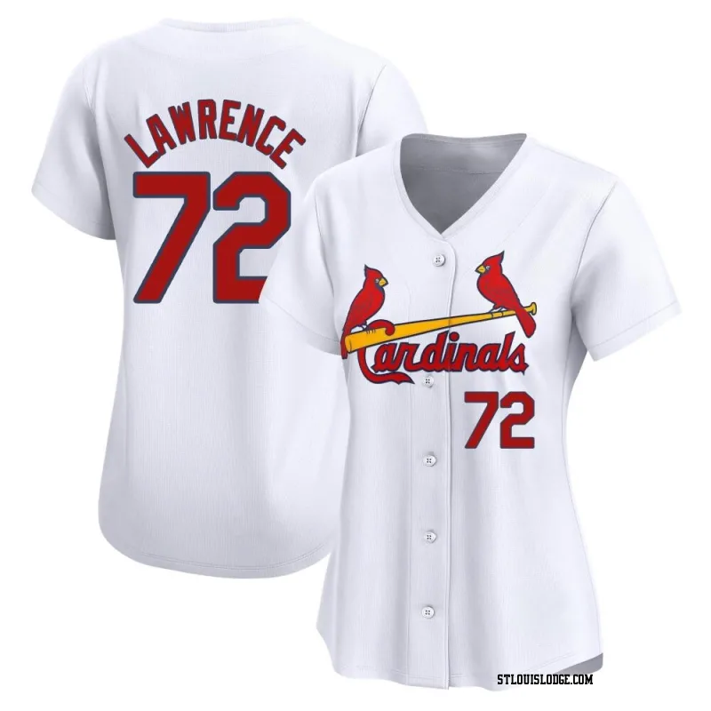 Women's St. Louis Cardinals Casey Lawrence Limited White Home Jersey