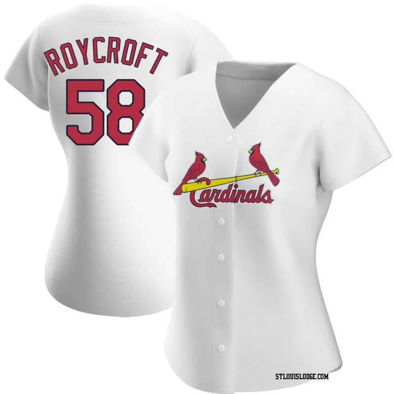 Women's St. Louis Cardinals Chris Roycroft Replica White Home Jersey