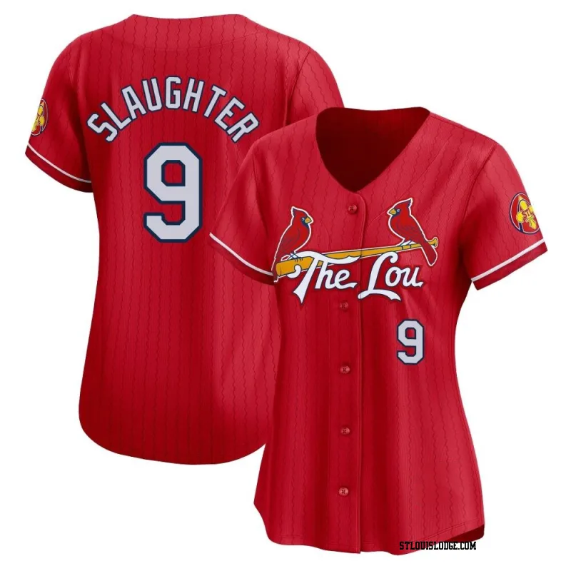 Women's St. Louis Cardinals Enos Slaughter Limited Red 2024 City Connect Jersey