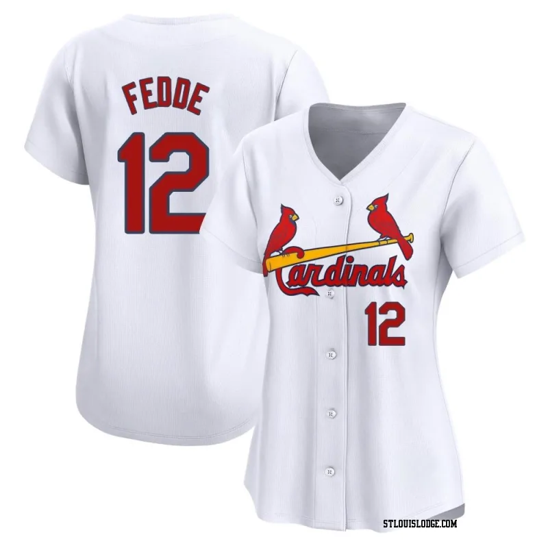 Women's St. Louis Cardinals Erick Fedde Limited White Home Jersey