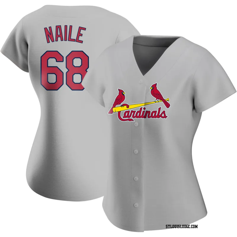 Women's St. Louis Cardinals James Naile Replica Gray Road Jersey