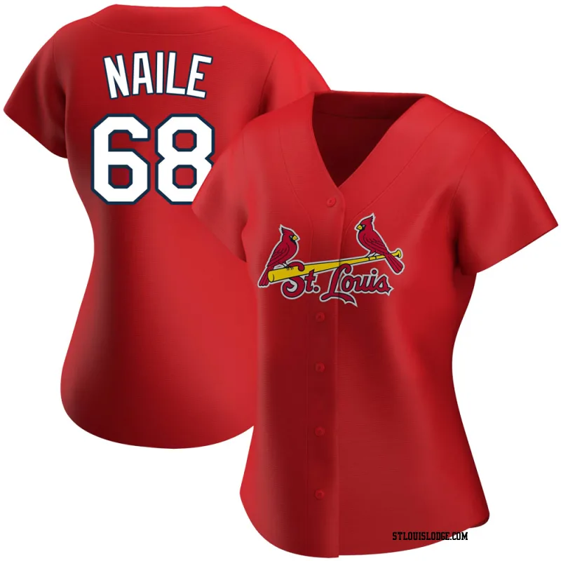 Women's St. Louis Cardinals James Naile Replica Red Alternate Jersey