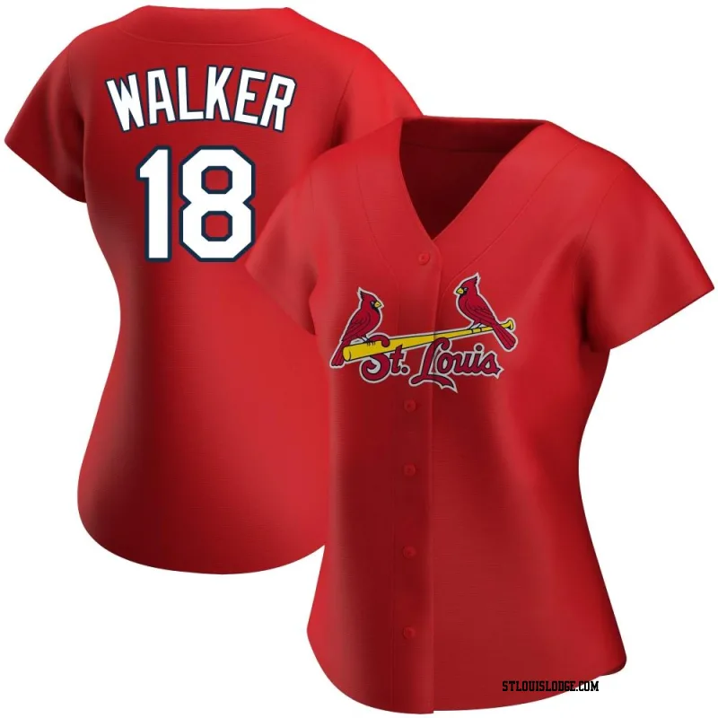 Women's St. Louis Cardinals Jordan Walker Authentic Red Alternate Jersey