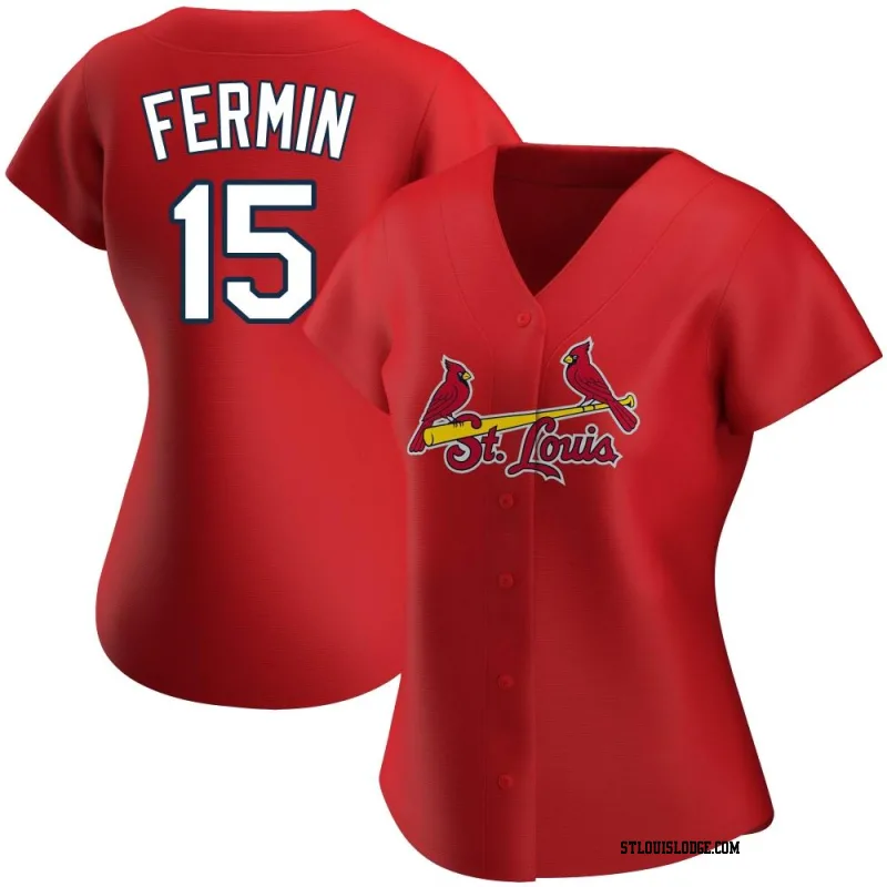 Women's St. Louis Cardinals Jose Fermin Replica Red Alternate Jersey