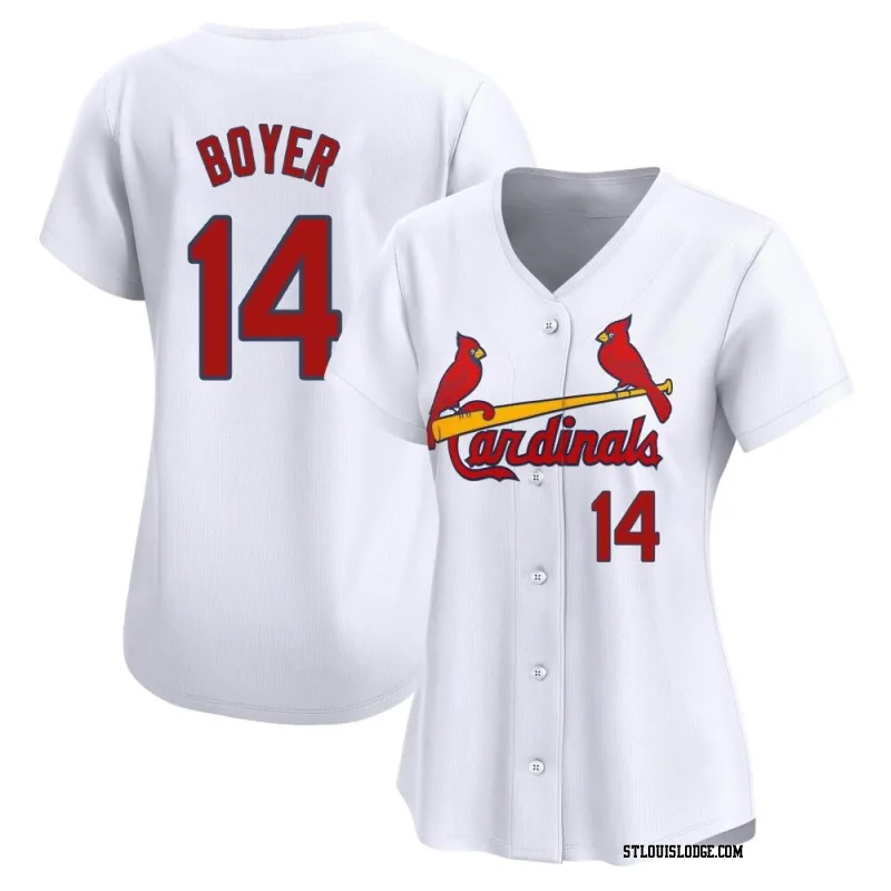 Women's St. Louis Cardinals Ken Boyer Limited White Home Jersey