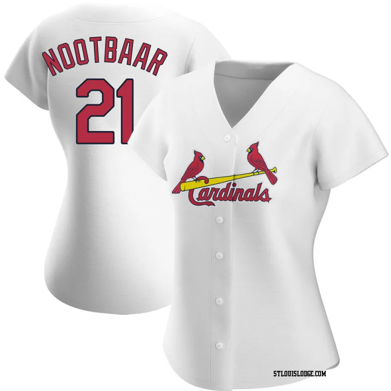 Women's St. Louis Cardinals Lars Nootbaar Authentic White Home Jersey