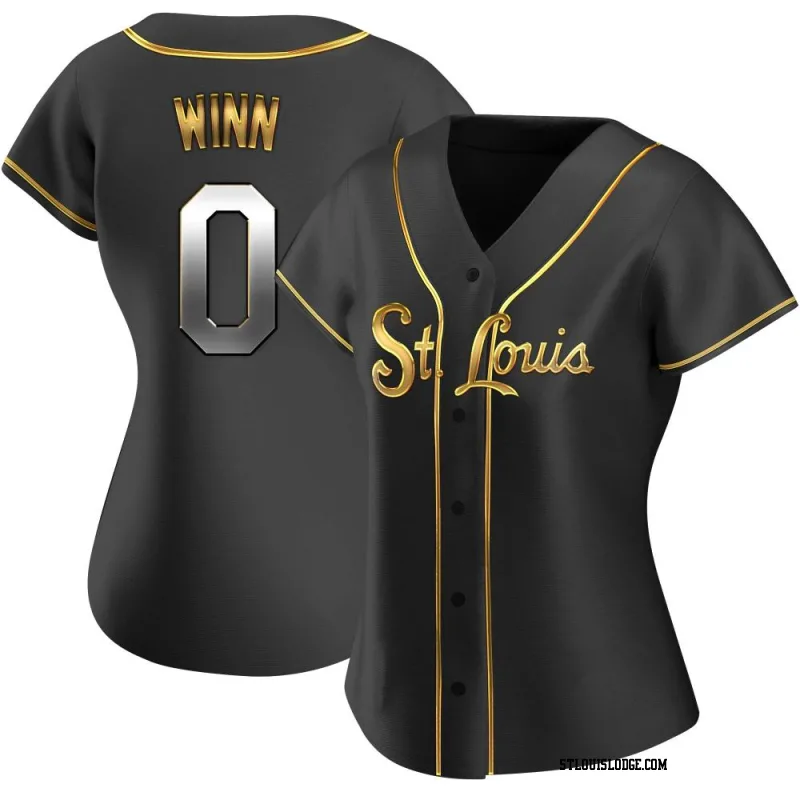 Women's St. Louis Cardinals Masyn Winn Replica Black Golden Alternate Jersey