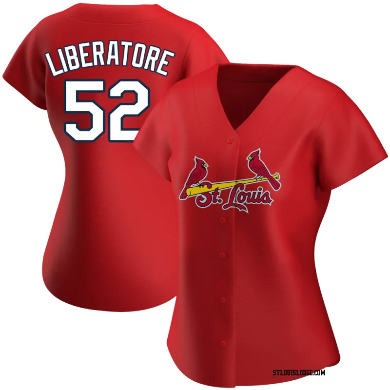 Women's St. Louis Cardinals Matthew Liberatore Authentic Red Alternate Jersey