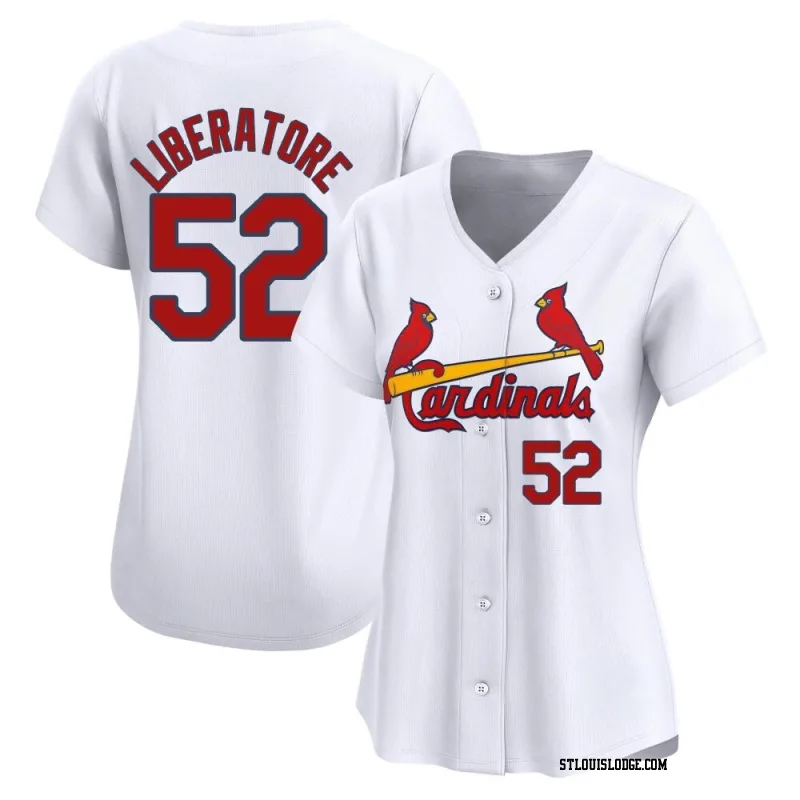 Women's St. Louis Cardinals Matthew Liberatore Limited White Home Jersey