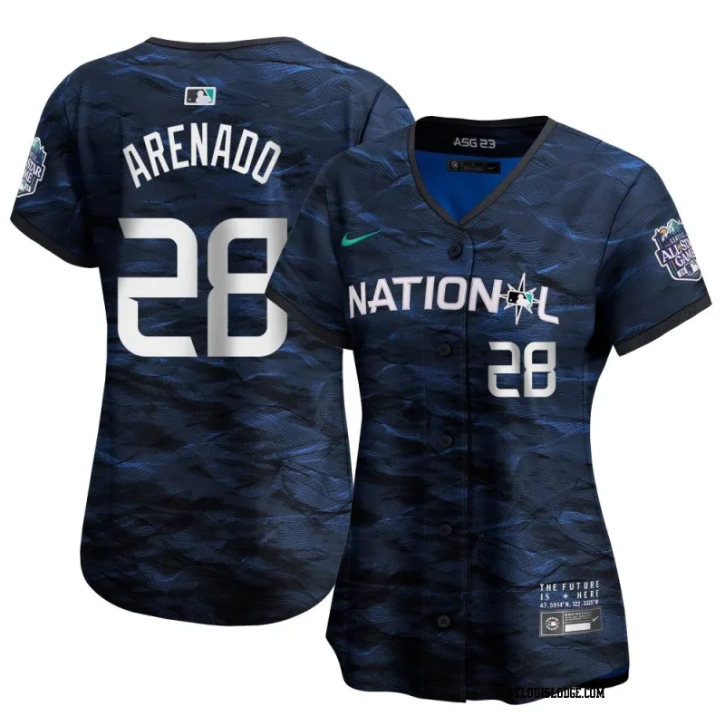 Women's St. Louis Cardinals Nolan Arenado Limited Royal National League Game 2023 All-Star Jersey