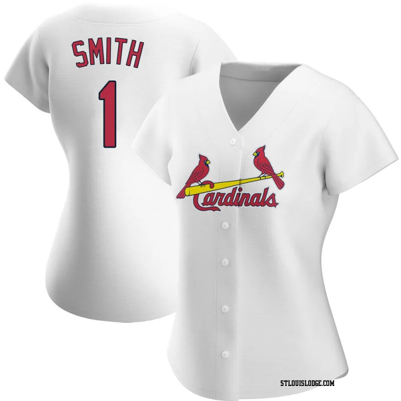 Women's St. Louis Cardinals Ozzie Smith Authentic White Home Jersey