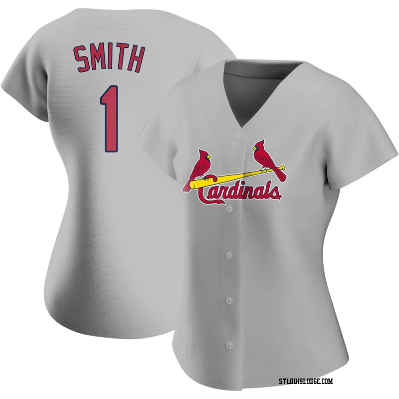 Women's St. Louis Cardinals Ozzie Smith Replica Gray Road Jersey