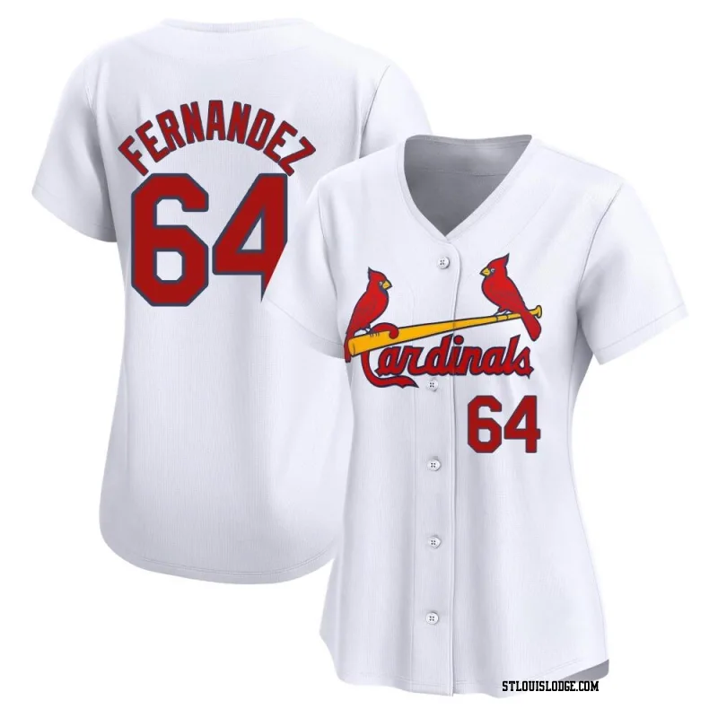 Women's St. Louis Cardinals Ryan Fernandez Limited White Home Jersey