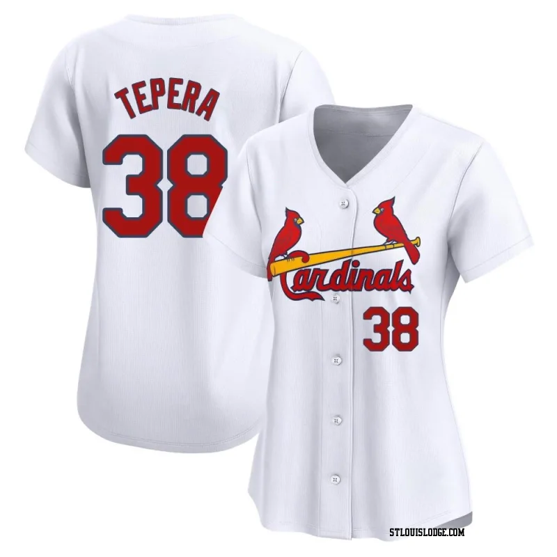 Women's St. Louis Cardinals Ryan Tepera Limited White Home Jersey