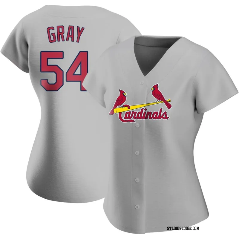 Women's St. Louis Cardinals Sonny Gray Authentic Gray Road Jersey