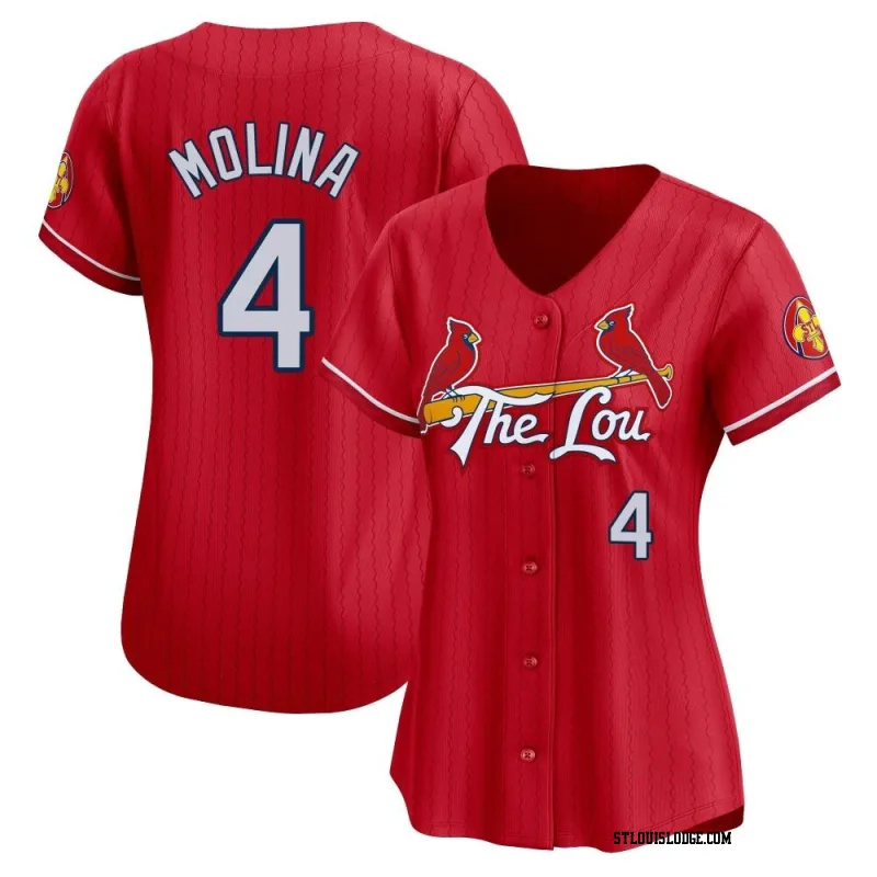 Women's St. Louis Cardinals Yadier Molina Limited Red 2024 City Connect Jersey