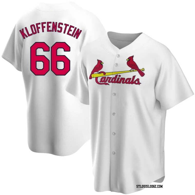 Youth St. Louis Cardinals Adam Kloffenstein Replica White Home Jersey