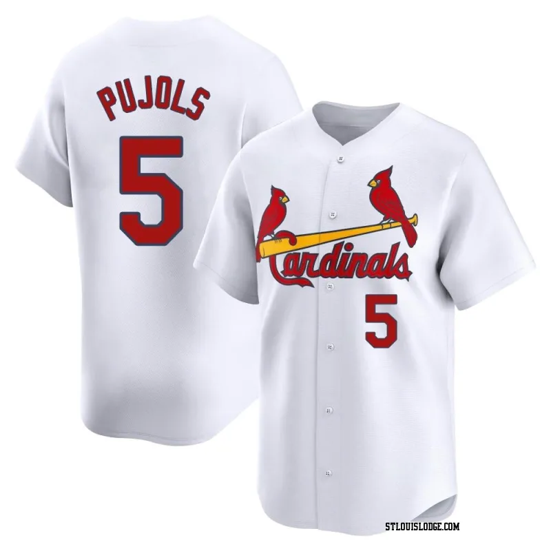 Youth St. Louis Cardinals Albert Pujols Limited White Home Jersey