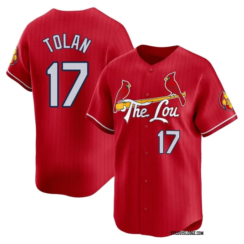 Youth St. Louis Cardinals Bobby Tolan Limited Red 2024 City Connect Jersey