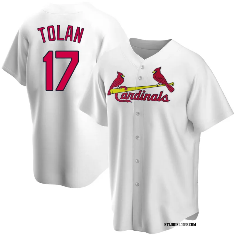 Youth St. Louis Cardinals Bobby Tolan Replica White Home Jersey