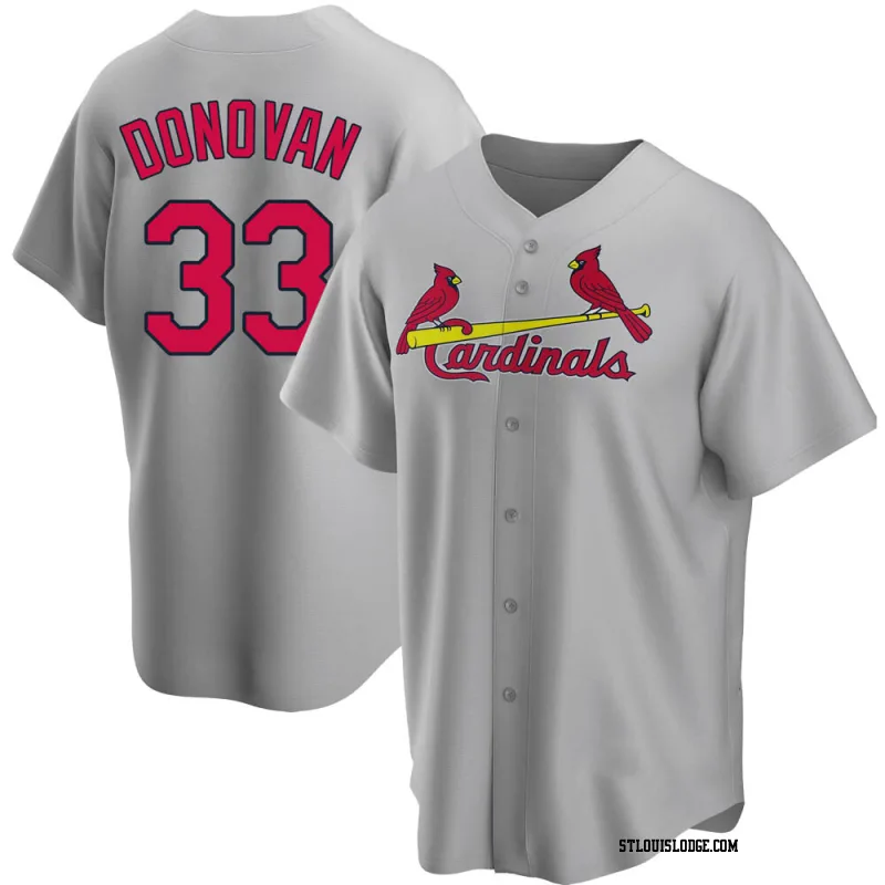 Youth St. Louis Cardinals Brendan Donovan Replica Gray Road Jersey