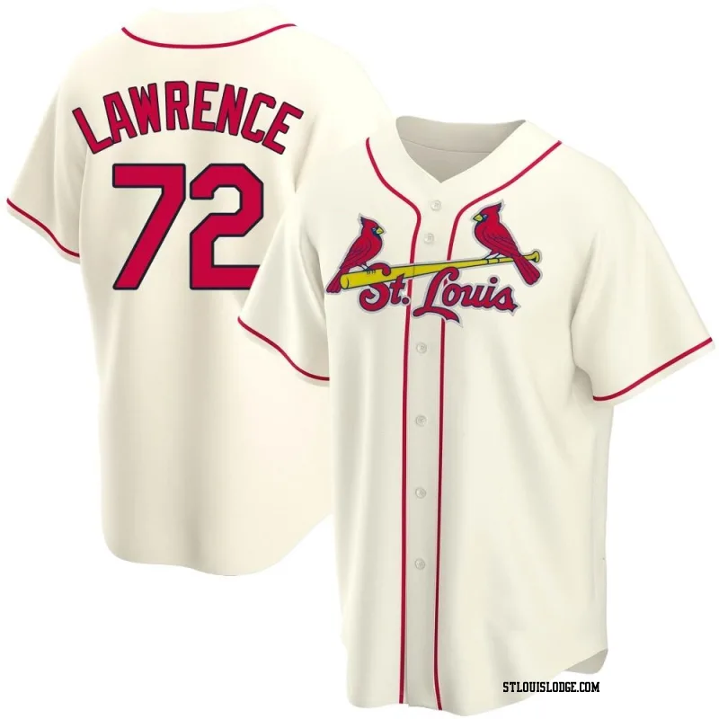 Youth St. Louis Cardinals Casey Lawrence Replica Cream Alternate Jersey