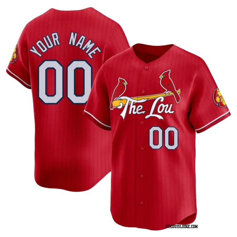 Youth St. Louis Cardinals Custom Limited Red 2024 City Connect Jersey