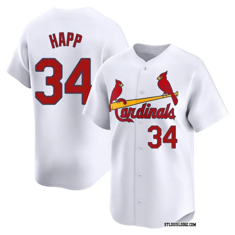 Youth St. Louis Cardinals J.A. Happ Limited White Home Jersey