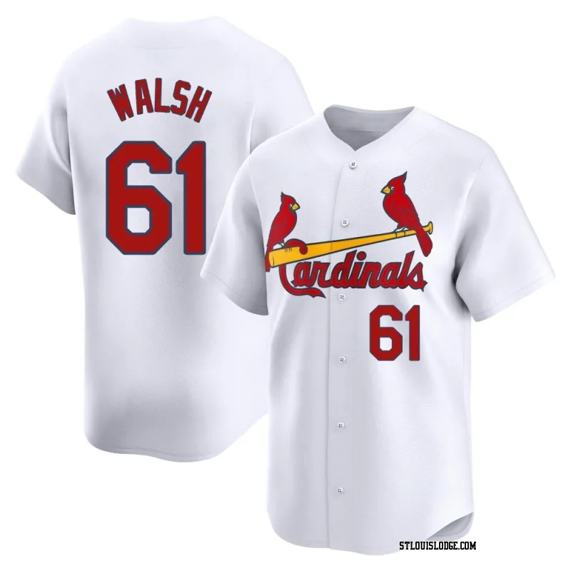 Youth St. Louis Cardinals Jake Walsh Limited White Home Jersey