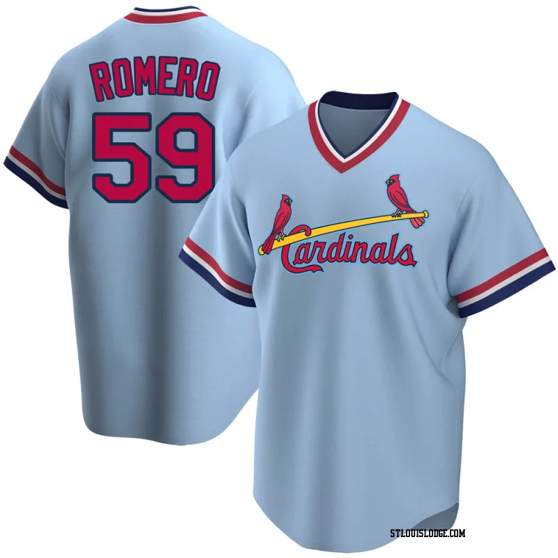 Youth St. Louis Cardinals JoJo Romero Replica Light Blue Road Cooperstown Collection Jersey