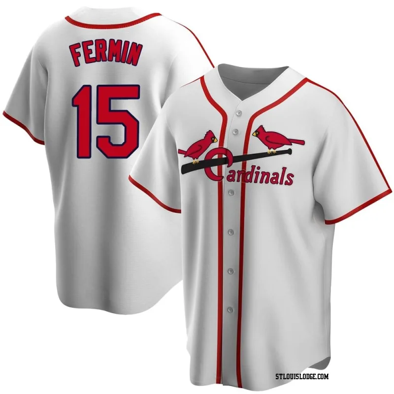 Youth St. Louis Cardinals Jose Fermin White Home Cooperstown Collection Jersey