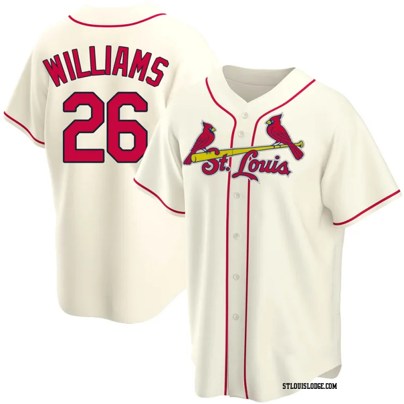 Youth St. Louis Cardinals Justin Williams Replica Cream Alternate Jersey